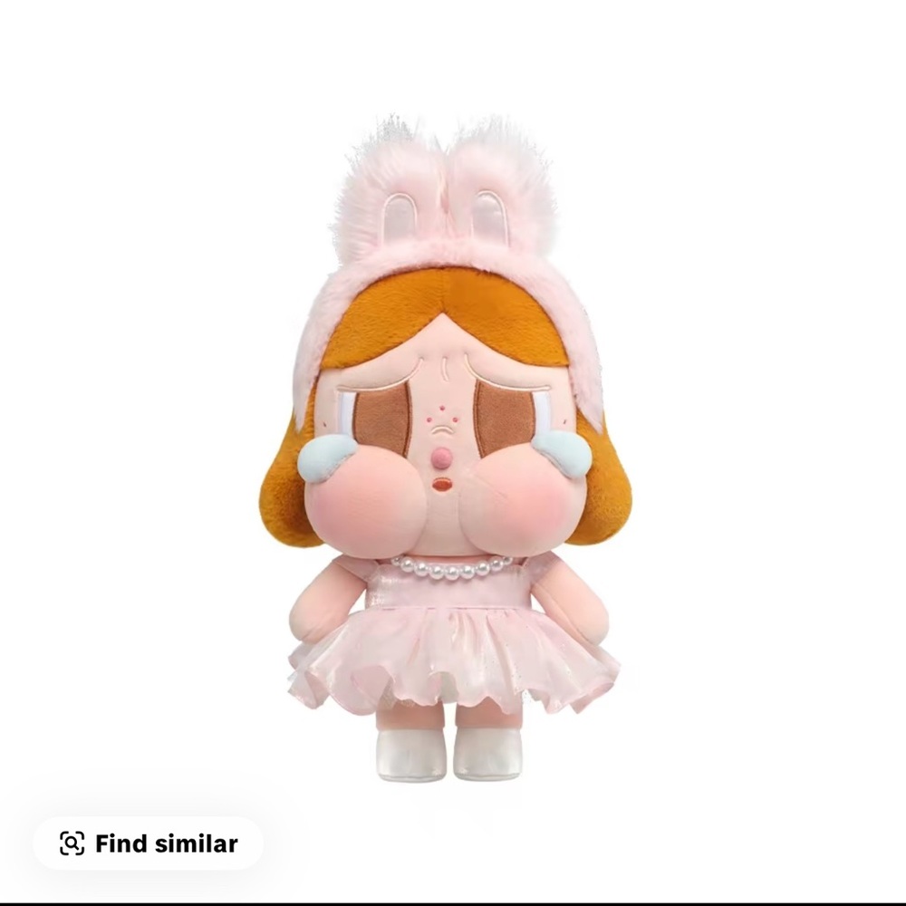 Crybaby Shiny Shiny Series Plush Doll (Pink) AUTHENTIC POP Mart